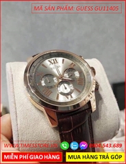 dong-ho-nam-guess-horizone-mat-tron-day-da-nau-timesstore-vn