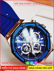 dong-ho-nam-guess-mat-tron-xanh-chronograph-the-thao-day-silicone-xanh-dep-gia-re-timesstore-vn