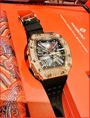 dong-ho-nam-hanboro-automatic-dinh-da-rose-gold-lat-mat-day-sillicone-timesstore-vn