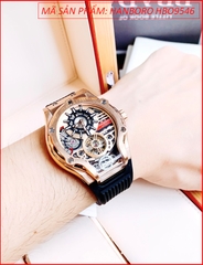 dong-ho-nam-hanboro-automatic-lo-may-co-tu-dong-rose-gold-day-cao-su-den-chinh-hang-dep-gia-re-timesstore-