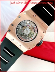 dong-ho-nam-hanboro-automatic-mat-dinh-da-swarovski-rose-gold-day-silicone-timesstore-vn