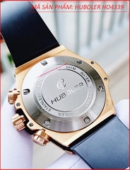 dong-ho-nam-huboler-mat-tron-den-5-kim-vien-rose-gold-day-silicone-den-chinh-hang-dep-gia-re-timesstore-vn