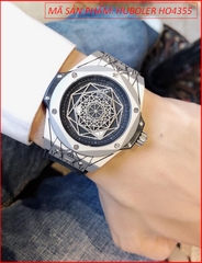 dong-ho-nam-huboler-mat-tron-hoa-tiet-vu-tru-vien-silver-day-silicone-den-chinh-hang-dep-gia-re-timesstore-vn