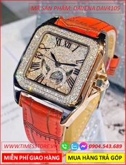 dong-ho-nu-davena-automatic-mat-vuong-dinh-da-rose-gold-day-da-do-timesstore-vn