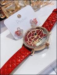 set-dong-ho-nu-davena-mat-bao-day-da-do-bong-tai-thien-nga-swarovski-rose-gold-dep-gia-re-timesstore-vn