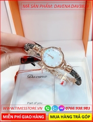 dong-ho-nu-davena-mat-tron-trang-rose-gold-lac-tay-timesstore-vn