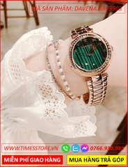 dong-ho-nu-davena-mat-tron-xanh-la-dinh-da-swarovski-rose-gold-dep-gia-re-timesstore-vn