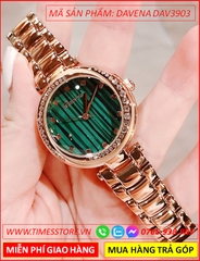 dong-ho-nu-davena-mat-tron-xanh-la-dinh-da-swarovski-rose-gold-dep-gia-re-timesstore-vn