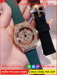 set-dong-ho-nu-davena-mat-xoay-ngoi-sao-dinh-da-swarovski-rose-gold-day-silicone-xanh-timesstore-vn