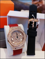 set-dong-ho-nu-davena-ngoi-sao-mat-xoay-dinh-da-swarovski-rose-gold-day-silicone-do-dep-gia-re-timesstore-vn