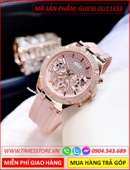 dong-ho-nu-guess-day-silicone-hong-mat-tron-dinh-full-da-swarovski-rose-gold-thoi-trang-dep-timesstore-vn