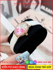Đồng hồ Nữ Guess Floral Họa Tiết Cánh Hoa Đào Dây Da Trắng