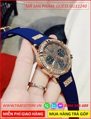 dong-ho-nu-guess-vang-gold-luxury-silicone-xanh-duong-dinh-full-da-swarovski-dep-gia-re-timesstore-vn