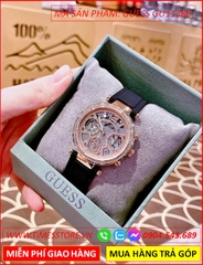 dong-ho-nu-guess-mat-chronograph-rose-gold-lo-co-day-cao-su-den-timesstore-vn