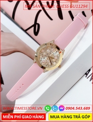 dong-ho-nu-guess-mat-tron-dinh-da-ngoc-trai-day-silicone-hong-thoi-trang-dep-gia-re-timesstore-vn
