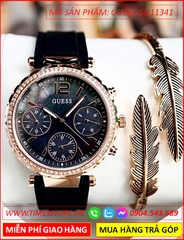 dong-ho-nu-guess-mat-tron-xanh-dinh-da-swarovski-rose-gold-day-silicone-thoi-trang-dep-timesstore-vn