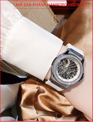 dong-ho-nu-hanboro-automatic-mat-tron-day-sillicone-trang-timesstore-vn