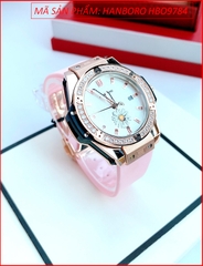 dong-ho-nu-hanboro-mat-tron-rose-gold-hinh-hoa-cuc-silicone-hong-timesstore-vn