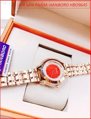 dong-ho-nu-hanboro-tua-chopard-mat-do-day-kim-loai-timesstore-vn