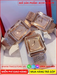 dong-ho-nu-xcer-mat-chu-nhat-full-diamond-day-mesh-rose-gold-timesstore-vn