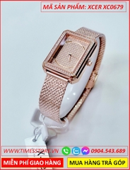 dong-ho-nu-xcer-mat-chu-nhat-full-diamond-day-mesh-rose-gold-timesstore-vn