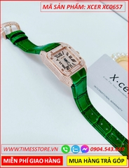 dong-ho-nu-xcer-mat-vuong-full-da-rose-gold-day-da-xanh-la-timesstore-vn