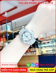 dong-ho-nu-xcer-mat-xoay-dinh-da-swarovski-day-silicone-trang-timesstore-vn