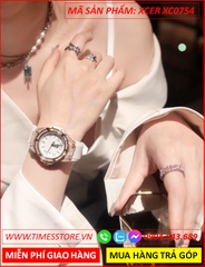 dong-ho-nu-xcer-tua-hublot-dinh-da-rose-gold-day-silicone-trang-timesstore-vn