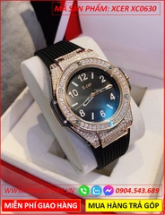 dong-ho-nu-xcer-tua-hublot-dinh-da-swarovski-rose-gold-day-silicone-timesstore-vn