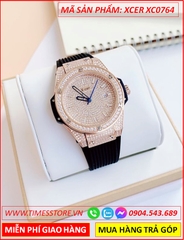 dong-ho-nu-xcer-tua-hublot-mat-full-da-rosse-gold-day-sillicone-den-timesstore-vn