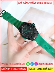 dong-ho-nu-xcer-tua-hublot-mat-full-da-den-sillicone-xanh-la-timesstore-vn