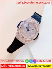 dong-ho-nu-xcer-tua-hublot-mat-full-da-rosse-gold-day-sillicone-den-timesstore-vn