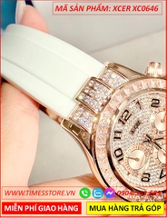 dong-ho-nu-xcer-tua-rolex-full-da-swarovski-rose-gold-day-cao-su-trang-timesstore-vn