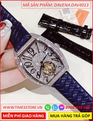 set-dong-ho-nam-davena-automatic-mat-oval-dinh-da-swarovski-silver-day-da-dan-xanh-thoi-trang-dep-gia-re-timesstore-vn