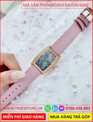 set-dong-ho-nu-davena-mat-chu-nhat-kham-trai-day-satin-tim-timesstore-vn