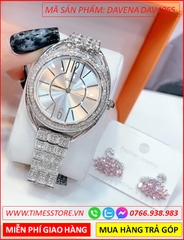 set-dong-ho-nu-davena-mat-tron-day-kim-loai-full-da-swarovski-timesstore-vn