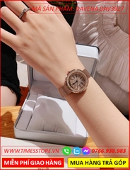 set-dong-ho-nu-davena-mat-tron-day-thep-luoi-mesh-rose-gold-chinh-hang-dep-gia-re-timesstore-vn