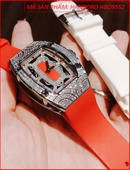 set-dong-ho-nu-hanboro-mat-khac-hoa-loi-do-vien-da-swarovski-silver-day-silicone-trang-dep-chinh-hang-timesstore-vnv
