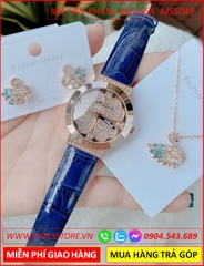 set-dong-ho-nu-melissa-mat-tron-co-4-la-full-da-swarovski-rose-gold-day-da-xanh-duong-thoi-trang-dep-gia-re-timesstore-vn