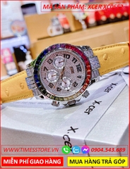 set-dong-ho-nu-xcer-tua-rolex-dinh-da-nhieu-mau-day-da-vang-timesstore-vn