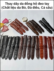 ⚡️Thay dây da Bò cho đồng hồ đeo tay⚡️