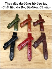 ⚡️Thay dây da Bò cho đồng hồ đeo tay⚡️