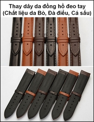 ⚡️Thay dây da Bò cho đồng hồ đeo tay⚡️