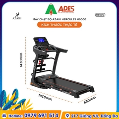 Máy Chạy Bộ Cao Cấp Azaki Hercules H6000