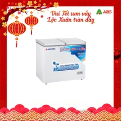Tủ Đông 2 Ngăn Đông Mát Alaska BCD 5568CI 550 Lít