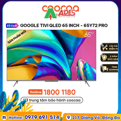 Google Tivi Coocaa Qled 65 inch 65Y72 Pro