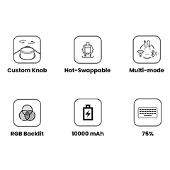 Bàn phím cơ AKKO 5075 V3 Multi Mode RGB Hotswap (AKKO Sw)