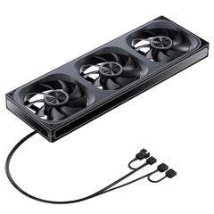 Quạt tản nhiệt JONSBO ZA-360BR ARGB PWM Black 360mm (Fan Ngược)