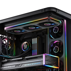 Quạt tản nhiệt JONSBO ZA-360B ARGB PWM Black 360mm (Fan Xuôi)