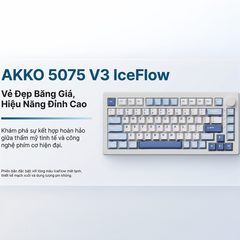 Bàn phím cơ AKKO 5075 V3 Multi Mode RGB Hotswap (AKKO Sw)